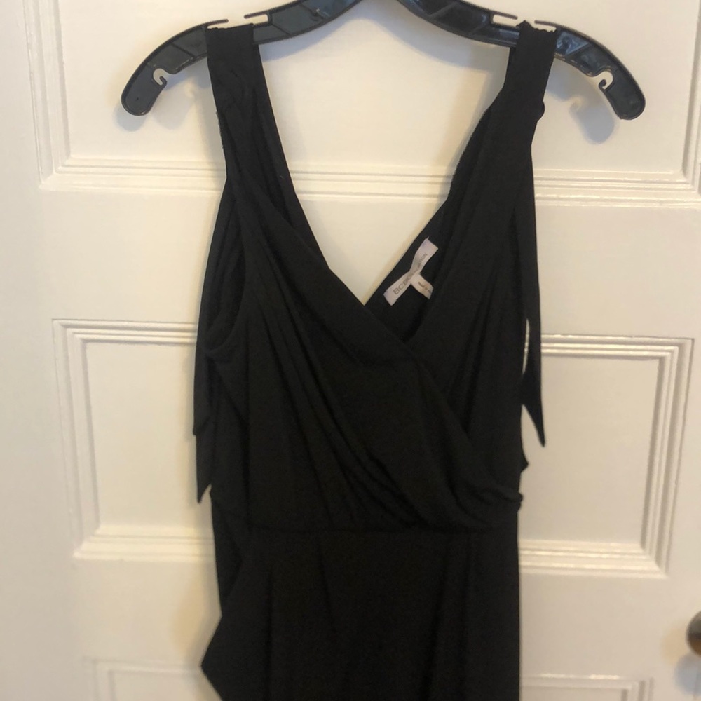 Bcbgeneration Jumpsuit Black with tie sleeves